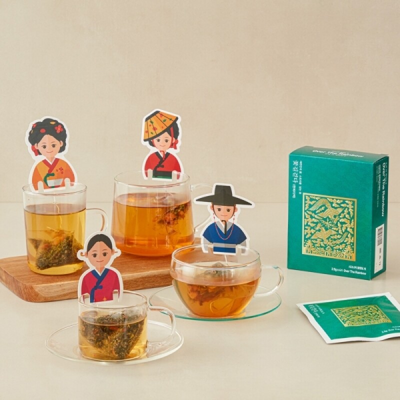 꽃길걷다, 외국인선물, 한국기념품, 주문제작, 바이어선물, 유자차, 캐모마일차, 작두콩차