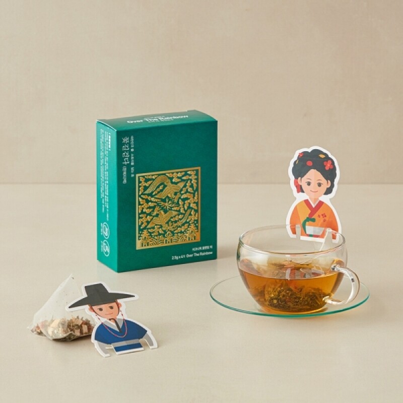 꽃길걷다, 외국인선물, 한국기념품, 주문제작, 바이어선물, 유자차, 캐모마일차, 작두콩차