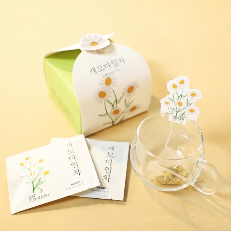 꽃길걷다, 외국인선물, 한국기념품, 주문제작, 바이어선물, 유자차, 캐모마일차, 작두콩차