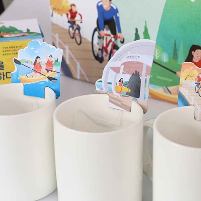 꽃길걷다, 외국인선물, 한국기념품, 주문제작, 바이어선물, 유자차, 캐모마일차, 작두콩차